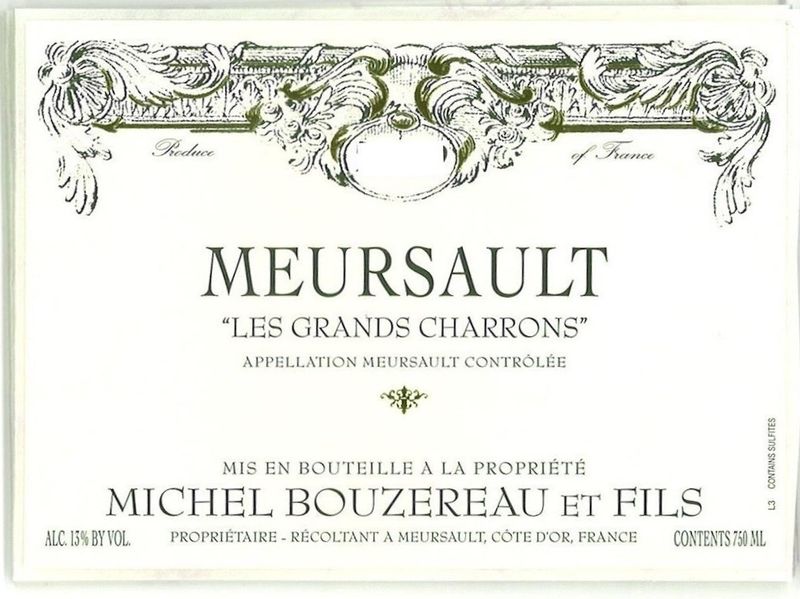 Domaine Michel Bouzereau Meursault &