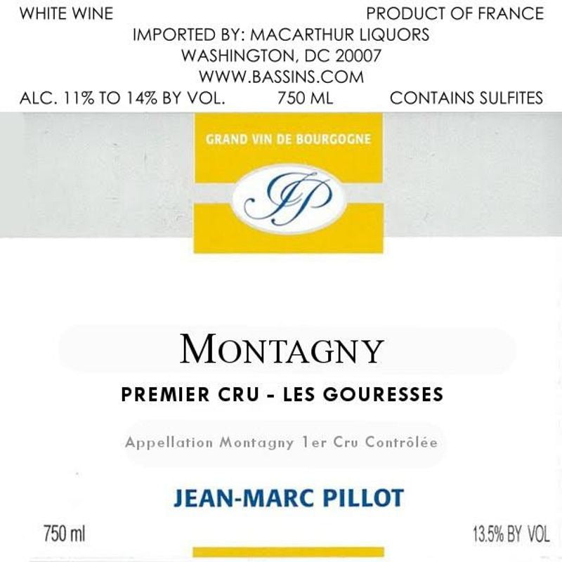 Jean Marc Pillot Montagny 1er Cru &