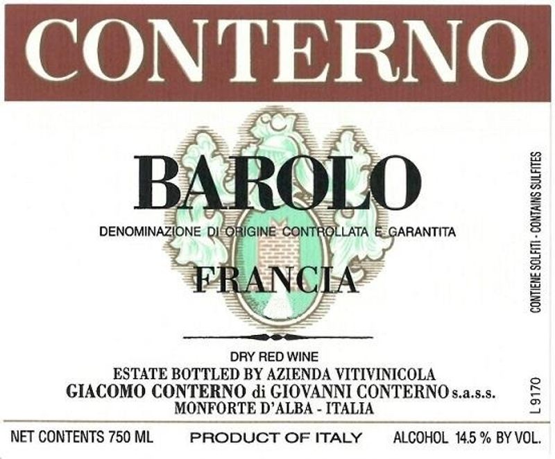 Giacomo Conterno Barolo &