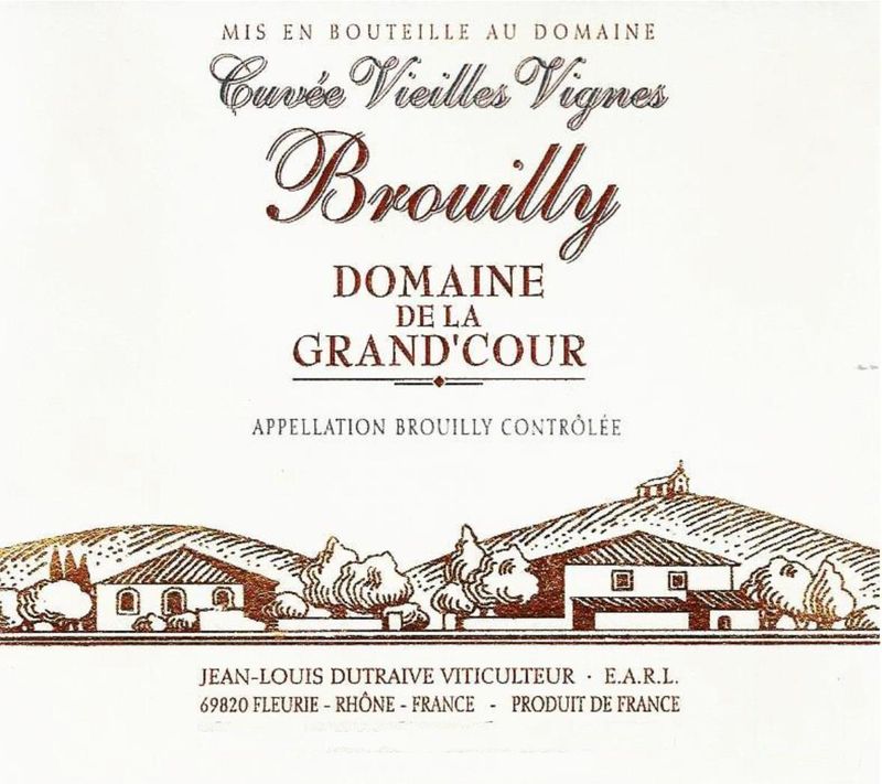 Jean-Louis Dutraive Brouilly VV 2023