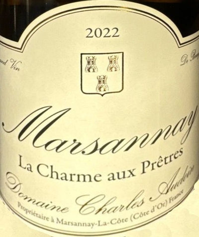 Domaine Charles Audoin Marsannay Rouge 'Charme Aux Pretres' 2022