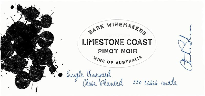 Bare Winemakers Pinot Noir Limestone Coast 2023