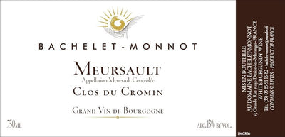 Domaine Bachelet-Monnot Meursault 'Clos du Cromin' 2022