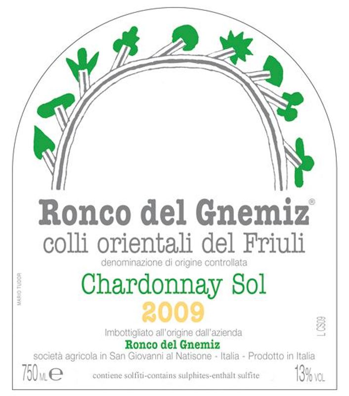 Ronco del Gnemiz Colli Orientali del Friuli Chardonnay &