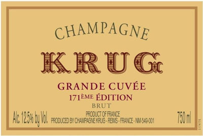 Krug 'Grande Cuvee No 171' Champagne NV