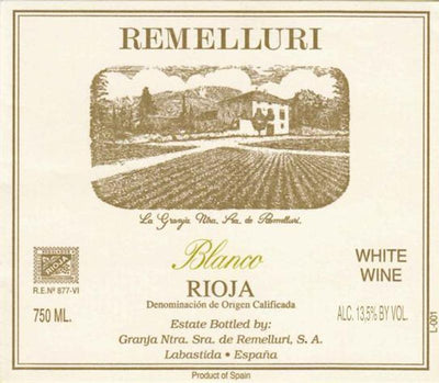 Remelluri Rioja Blanco 2020