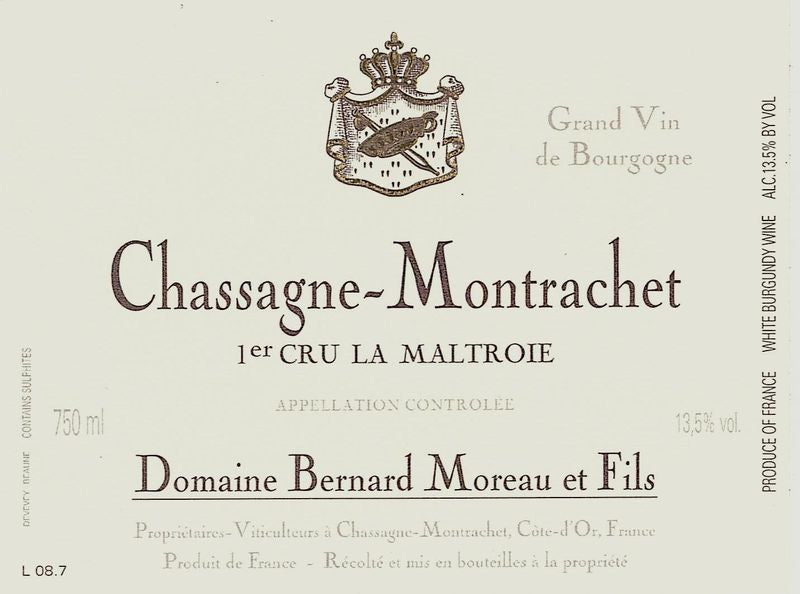 Bernard Moreau Chassagne-Montrachet 1er Cru &