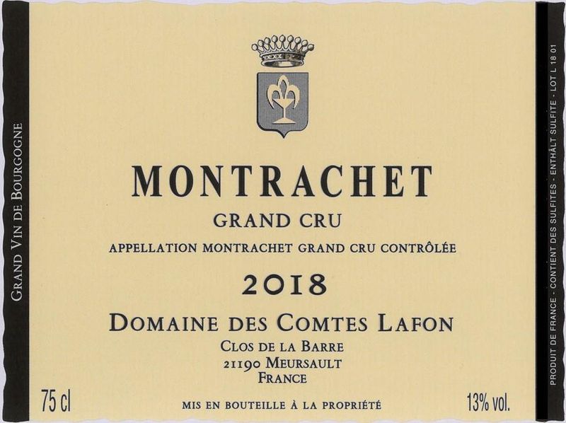 Domaine des Comtes Lafon Montrachet Grand Cru 2020