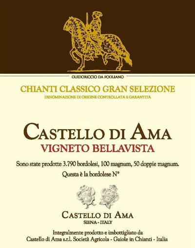 Castello di Ama Chianti Classico Gran Selezione 'Vigneto Bellavista' 2019