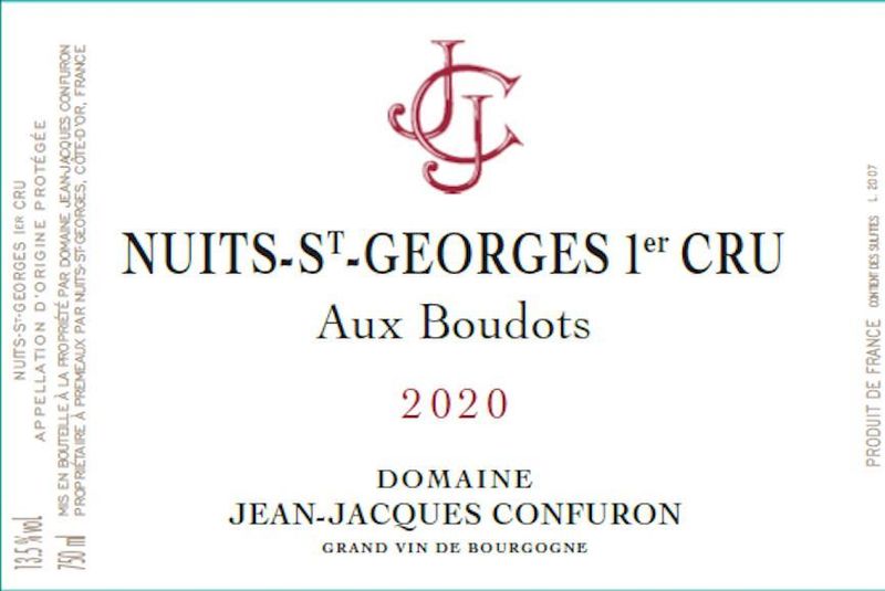 Domaine Jean-Jacques Confuron Nuits-Saint-Georges 1er Cru &