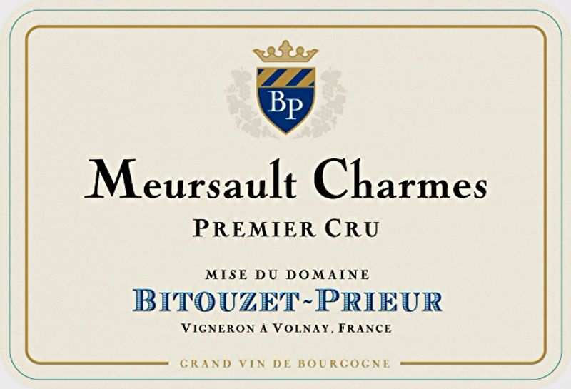 Domaine Bitouzet-Prieur Meursault 1er Cru &