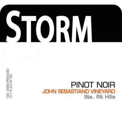 Storm Pinot Noir 'John Sebastiano' Sta Rita Hills 2022