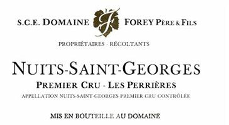 Domaine Forey Nuits-Saint-Georges 1er Cru &