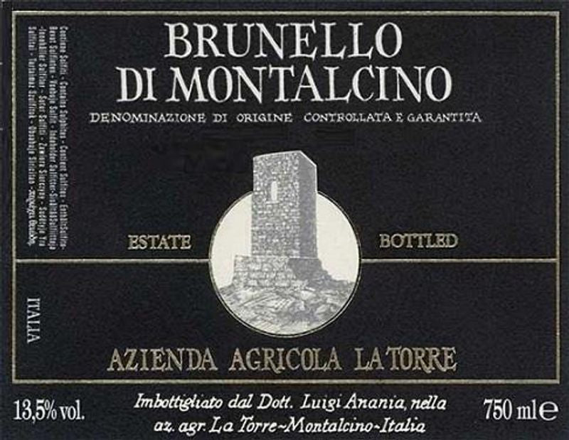 La Torre Brunello di Montalcino 2019