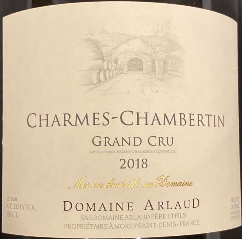 Domaine Arlaud Charmes-Chambertin Grand Cru 2021