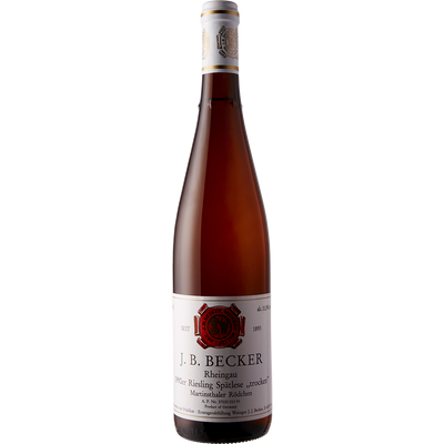 JB Becker 'Martinsthaler Rodchen' Riesling Spatlese Trocken Rheingau 1990-Wine-Verve Wine