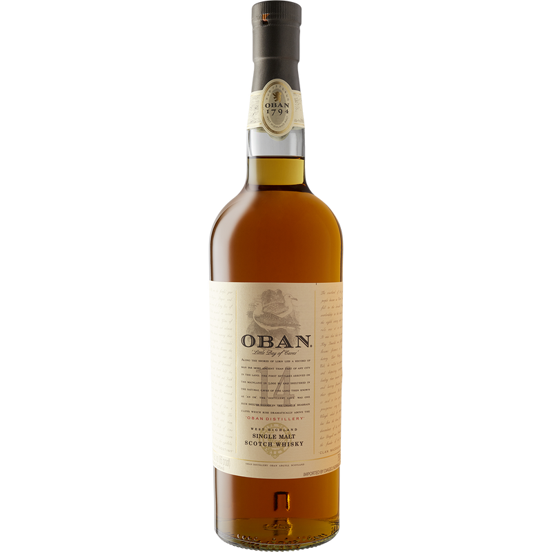 Oban 14 Year Single Malt Scotch Whiskey