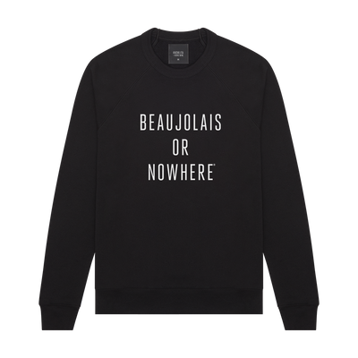Knowlita x Verve Wine Beaujolais Sweatshirt — Black-Apparel-Verve Wine