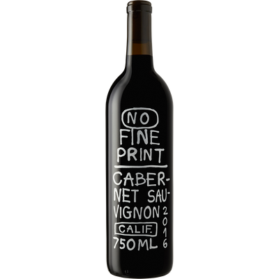 No Fine Print Cabernet Sauvignon California 2016-Wine-Verve Wine