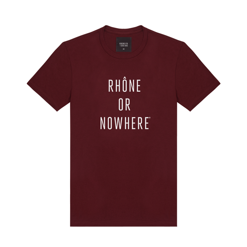 Knowlita x Verve Wine Rhone Tee — Maroon-Apparel-Verve Wine