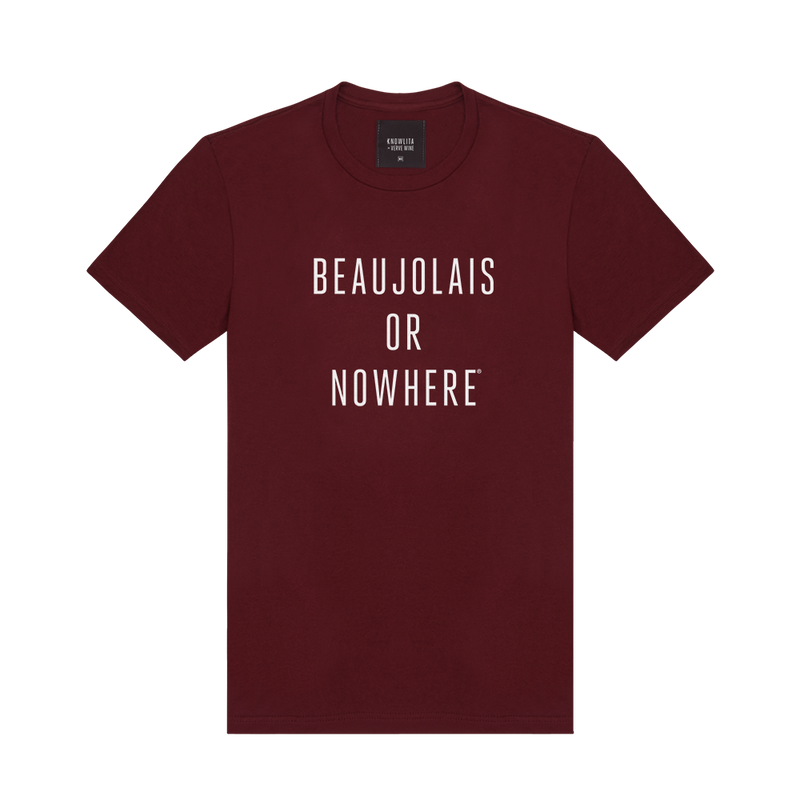 Knowlita x Verve Wine Beaujolais Tee — Maroon-Apparel-Verve Wine